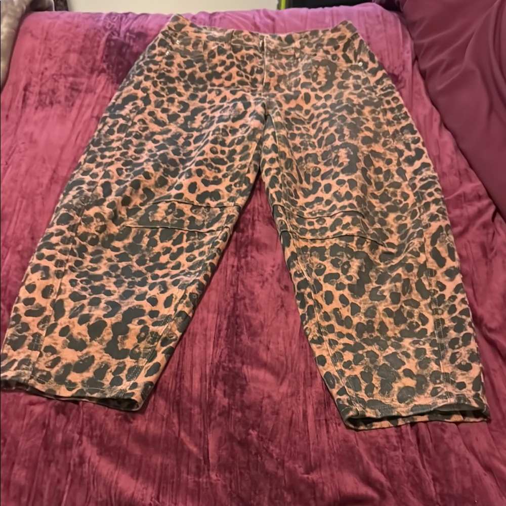 Leopard Print Pants